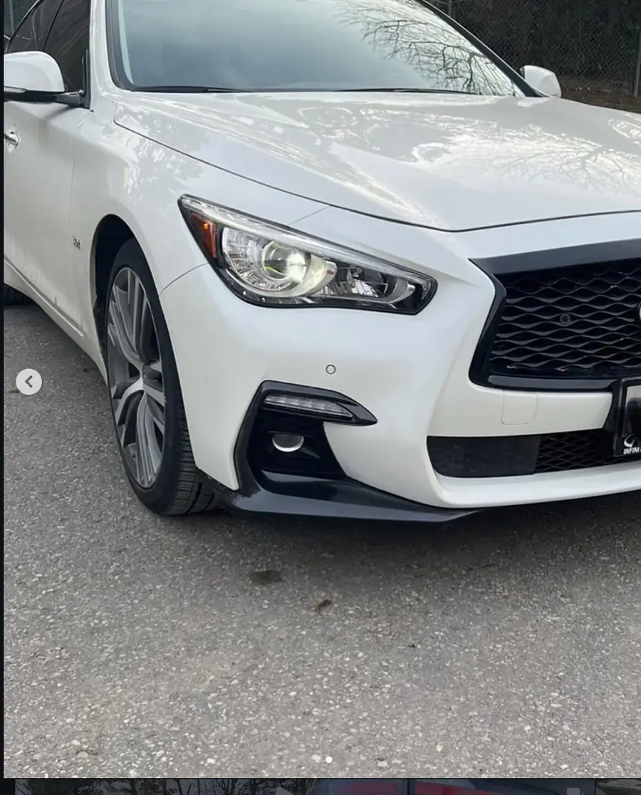 Infiniti Q50 front bumper fully restored