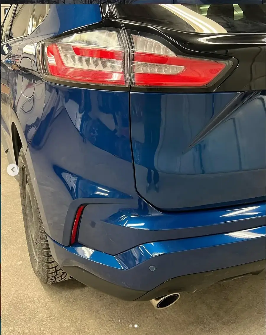 Ford Edge rear bumper fully repaired